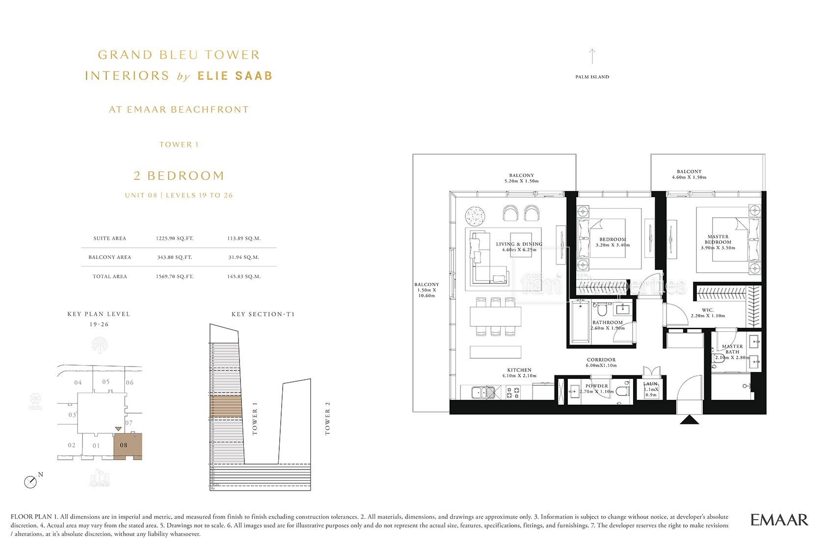 2 Bedroom floor plan