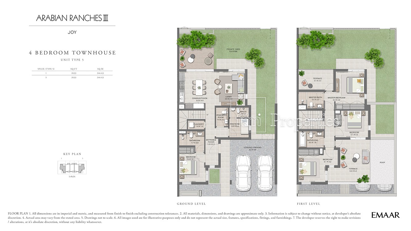 4 Bedroom floor plan