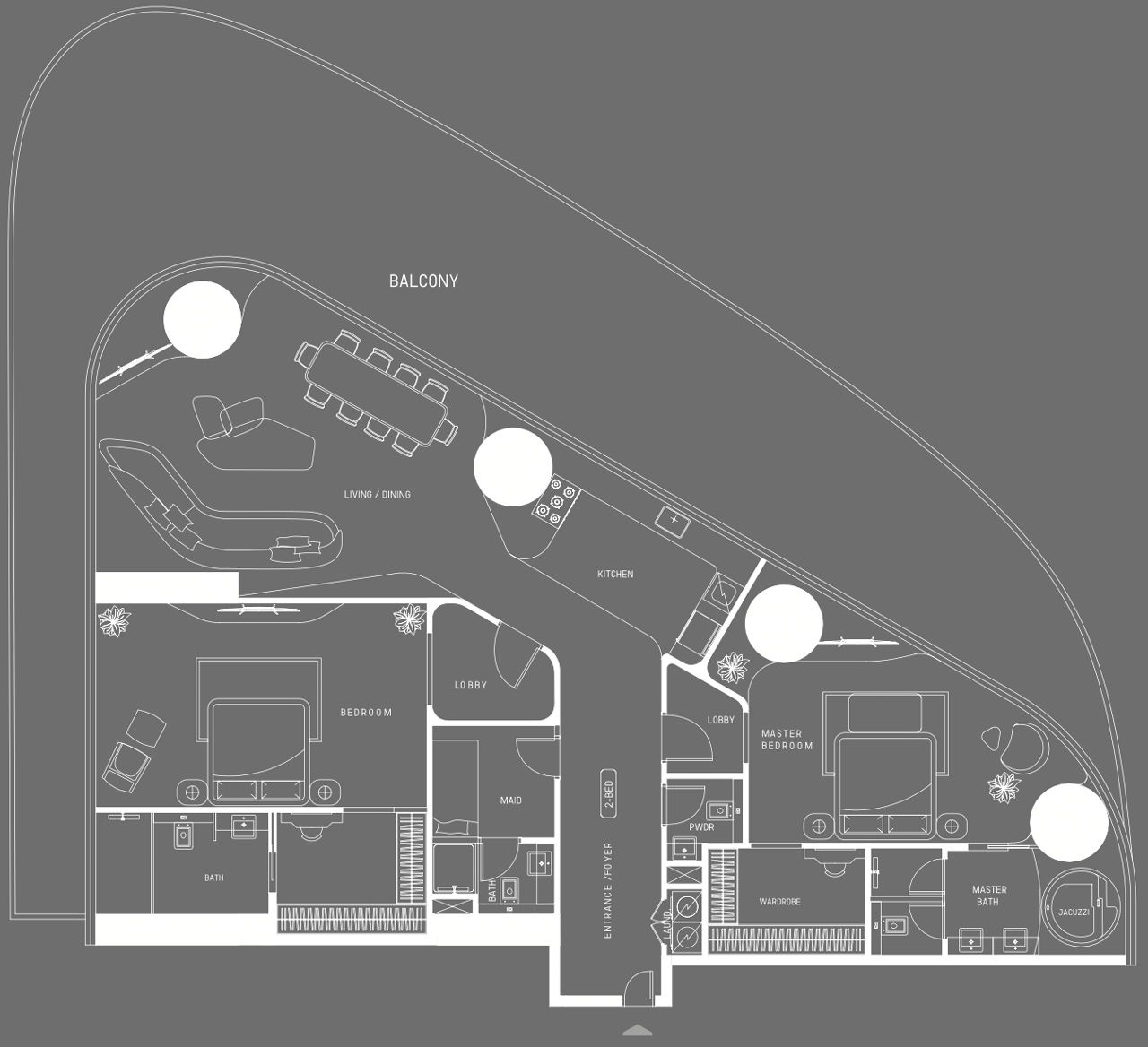 Bugatti Residences floor plan