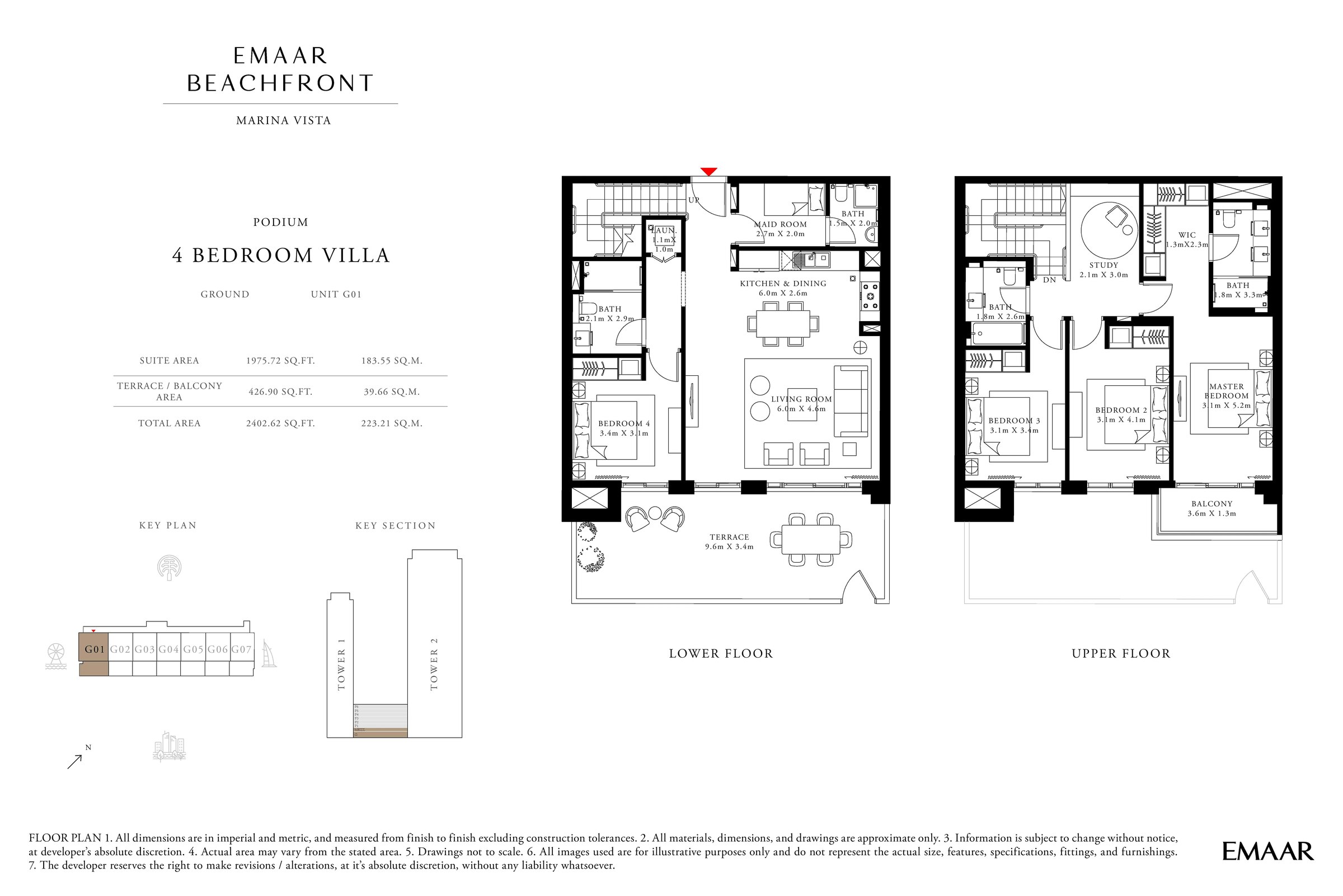 4 Bedroom floor plan