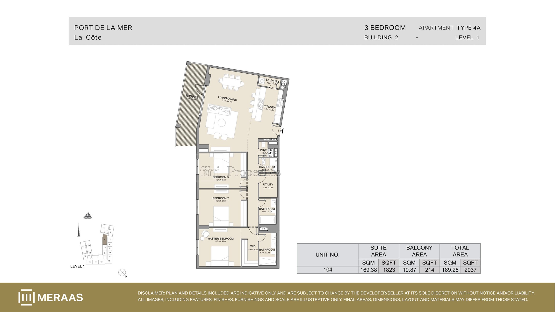 Type 4A floor plan