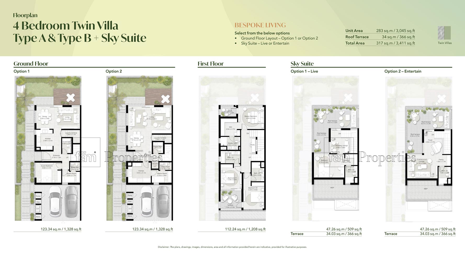4 Bedroom floor plan