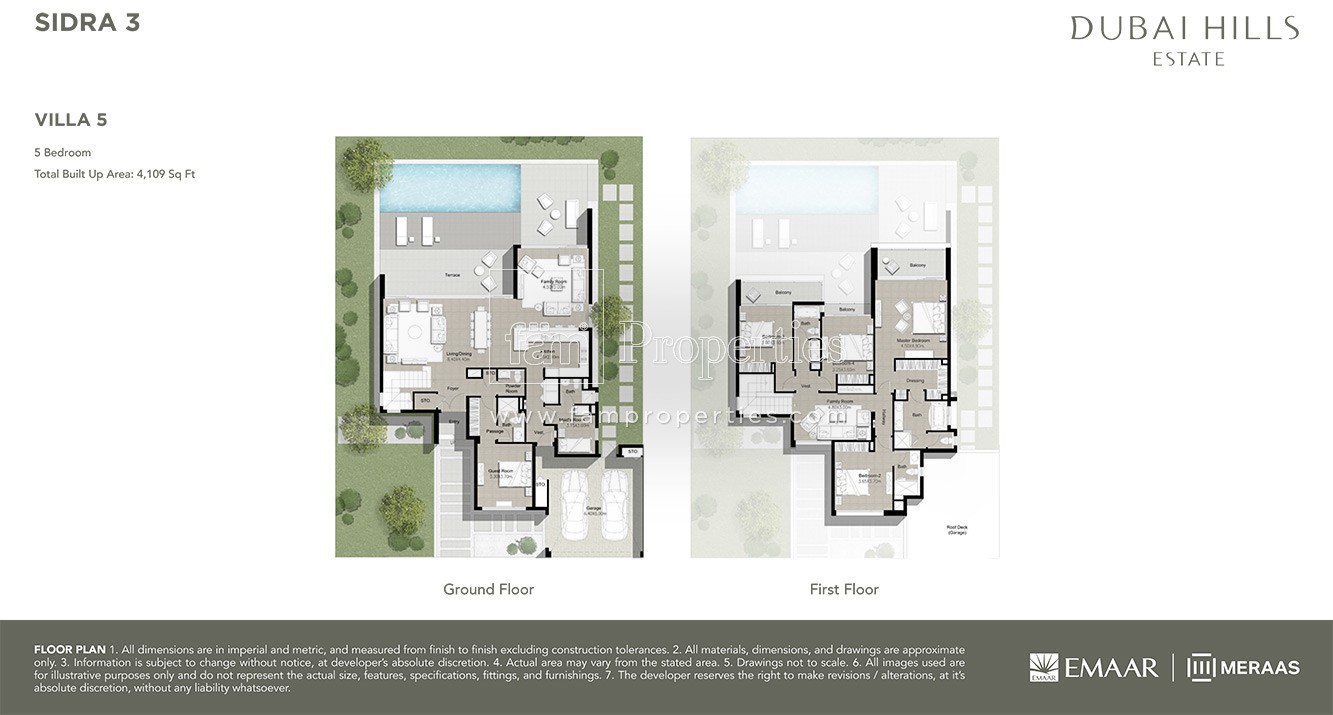 Villa 5 floor plan