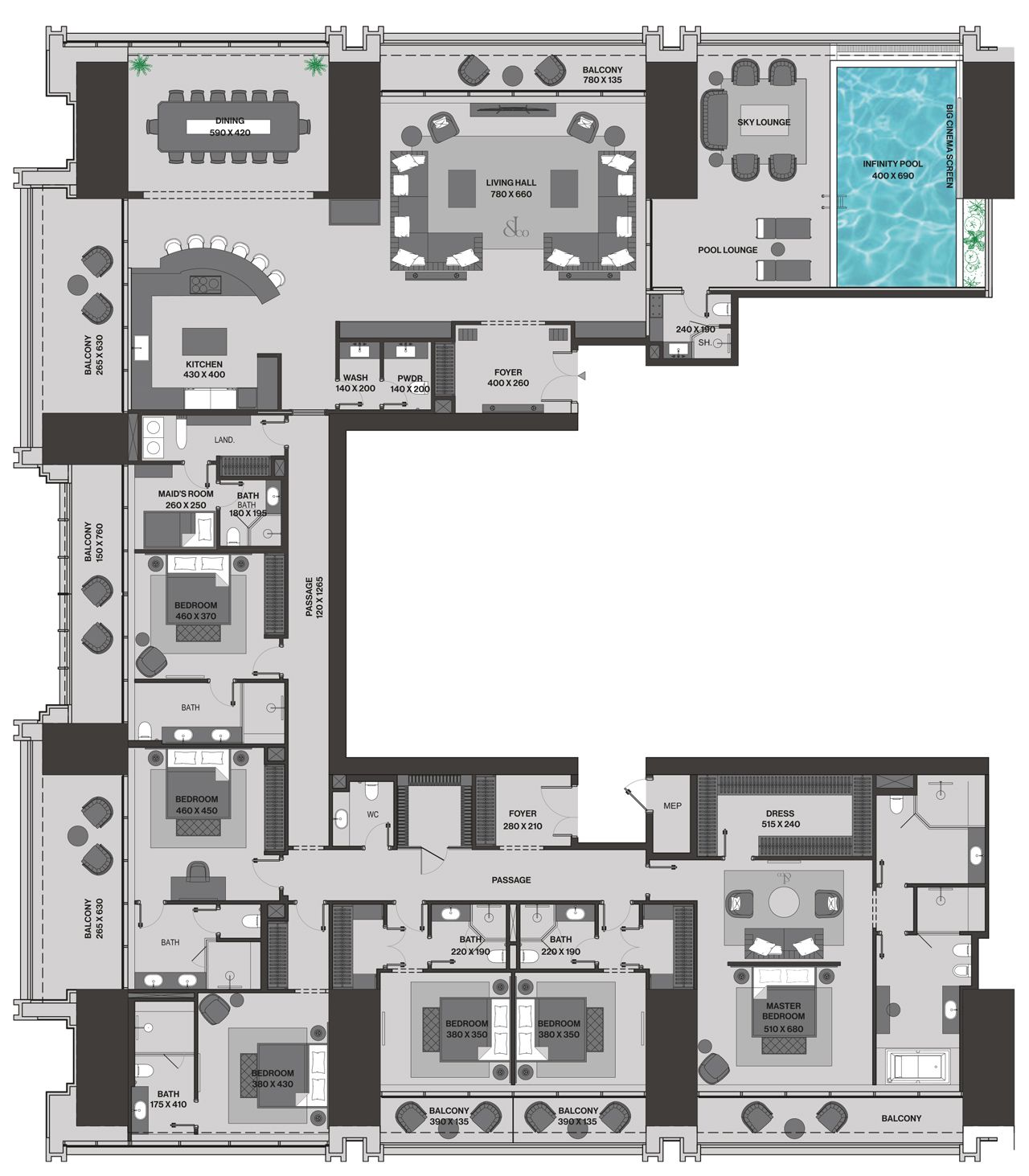 None floor plan