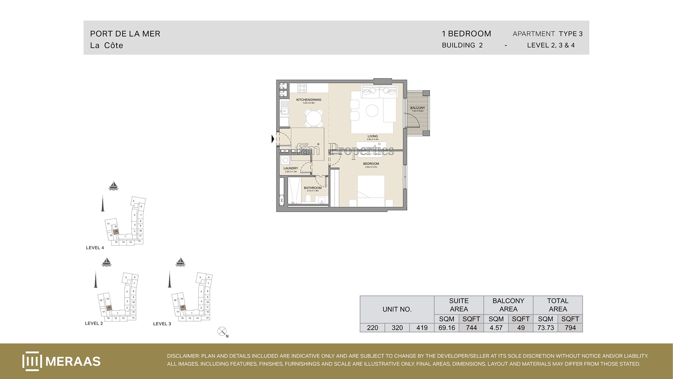 Type 3 floor plan