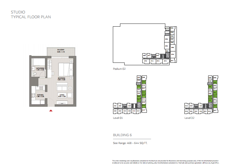 Studio floor plan