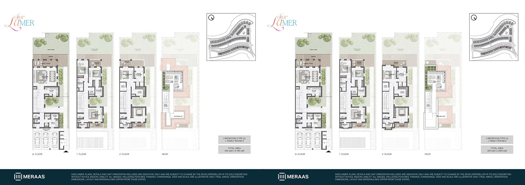 4 Bedroom Type G floor plan