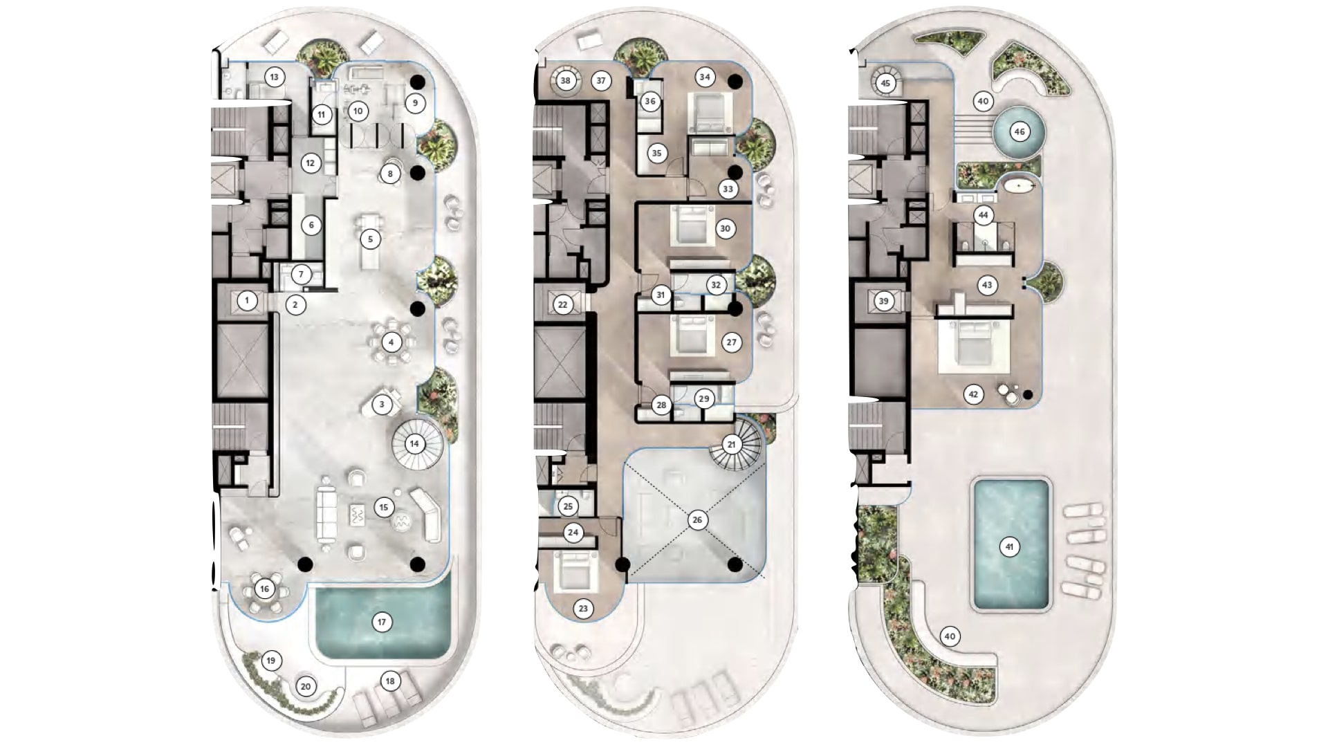 6BR - Sky Palace floor plan