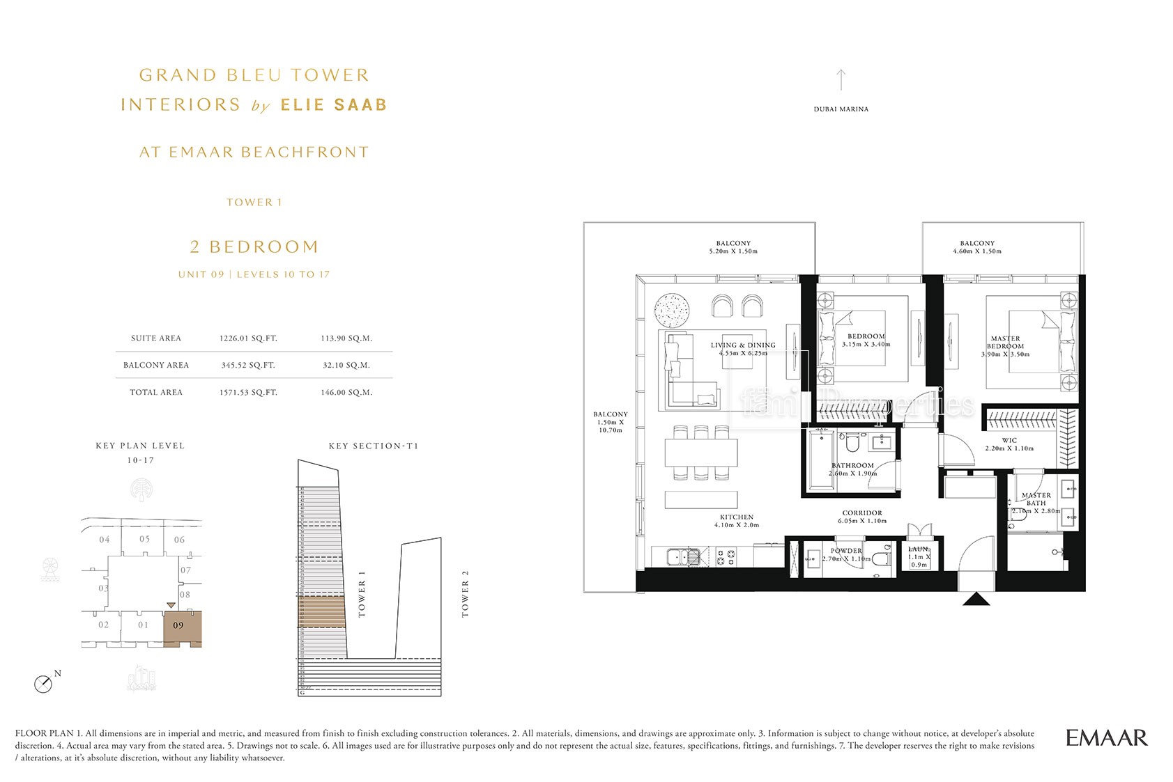 2 Bedroom floor plan