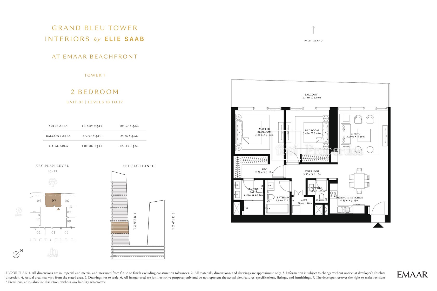 2 Bedroom floor plan