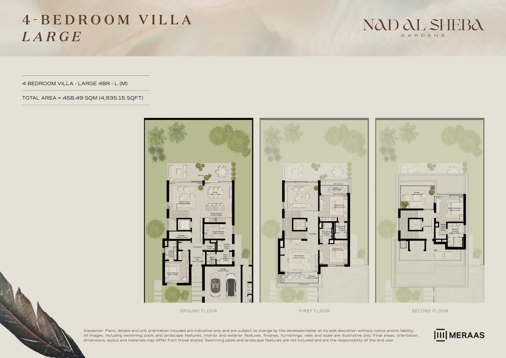4BR - Villa - Large - L (M) floor plan