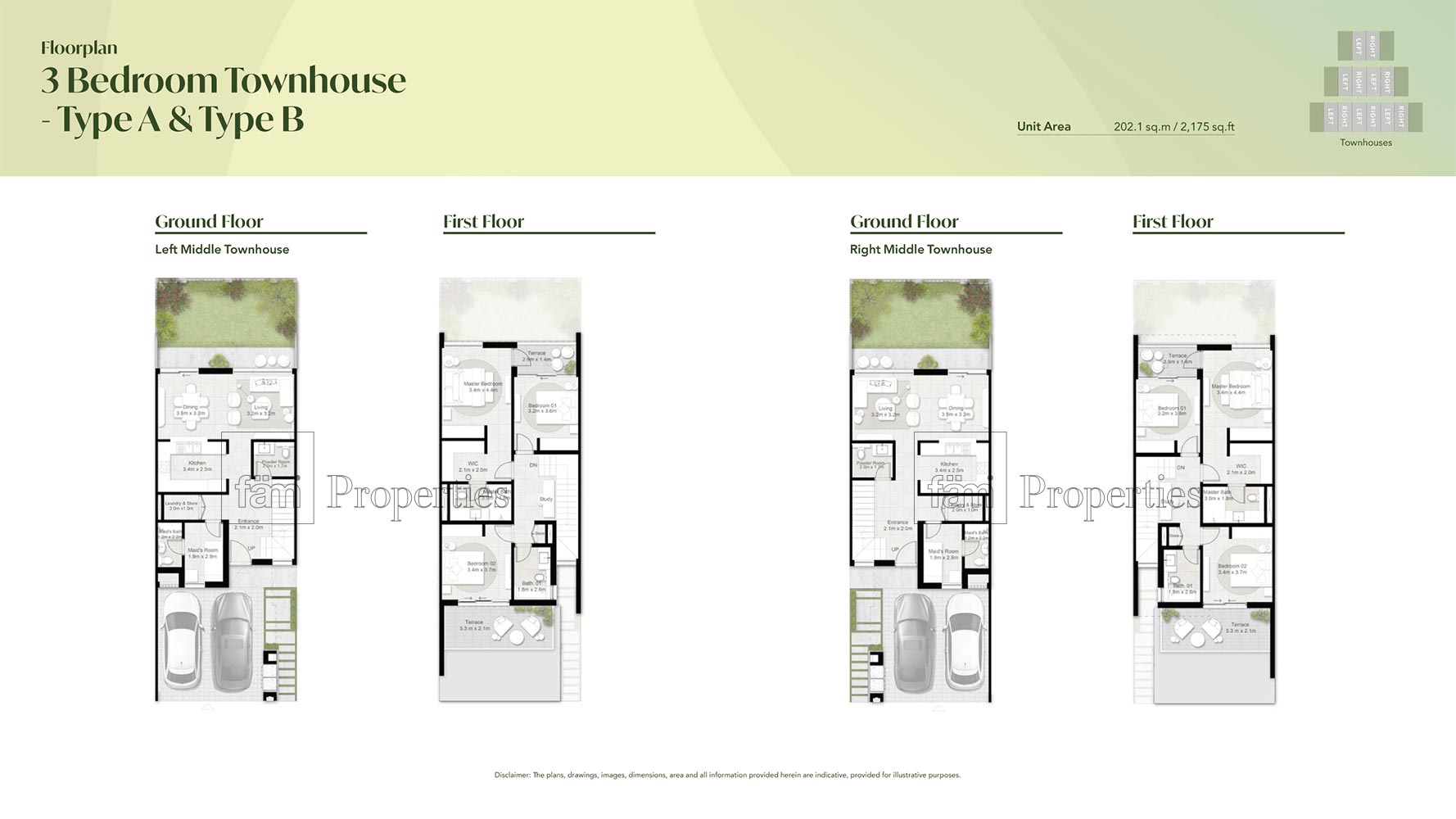 3 Bedroom floor plan