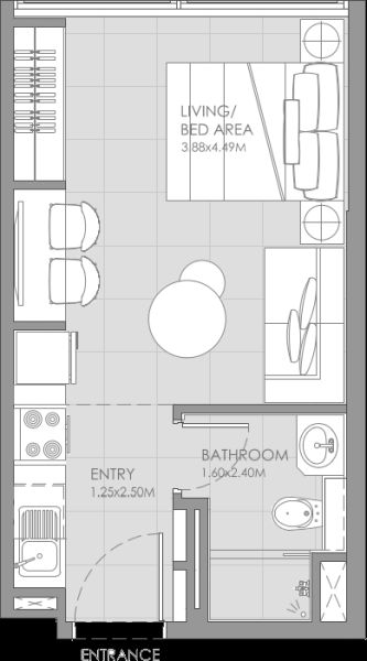 Studio floor plan