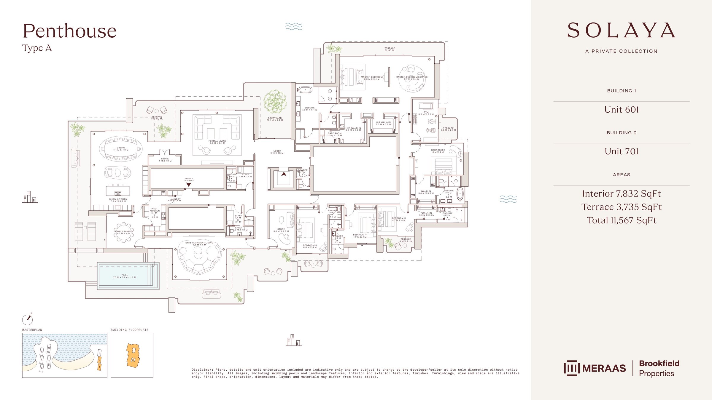 Penthouse - Type A floor plan