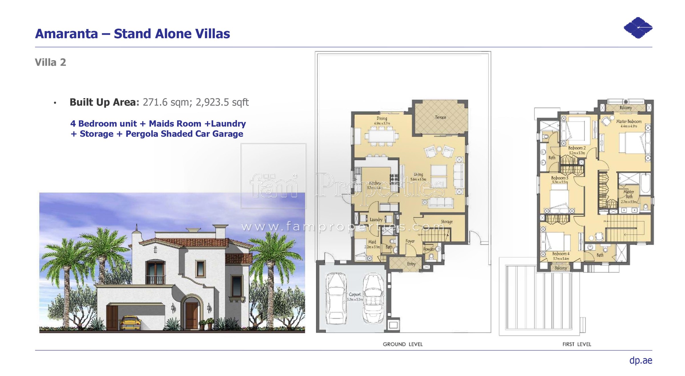 Villa 2 floor plan