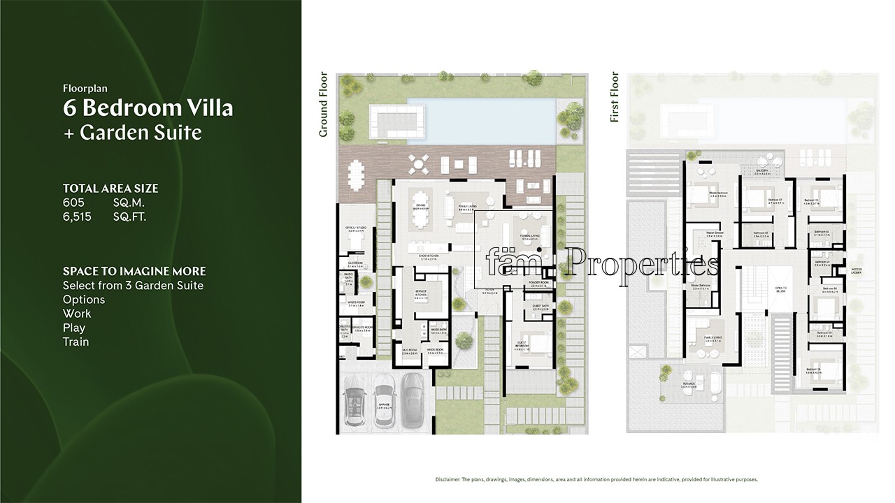 6 Bedroom floor plan