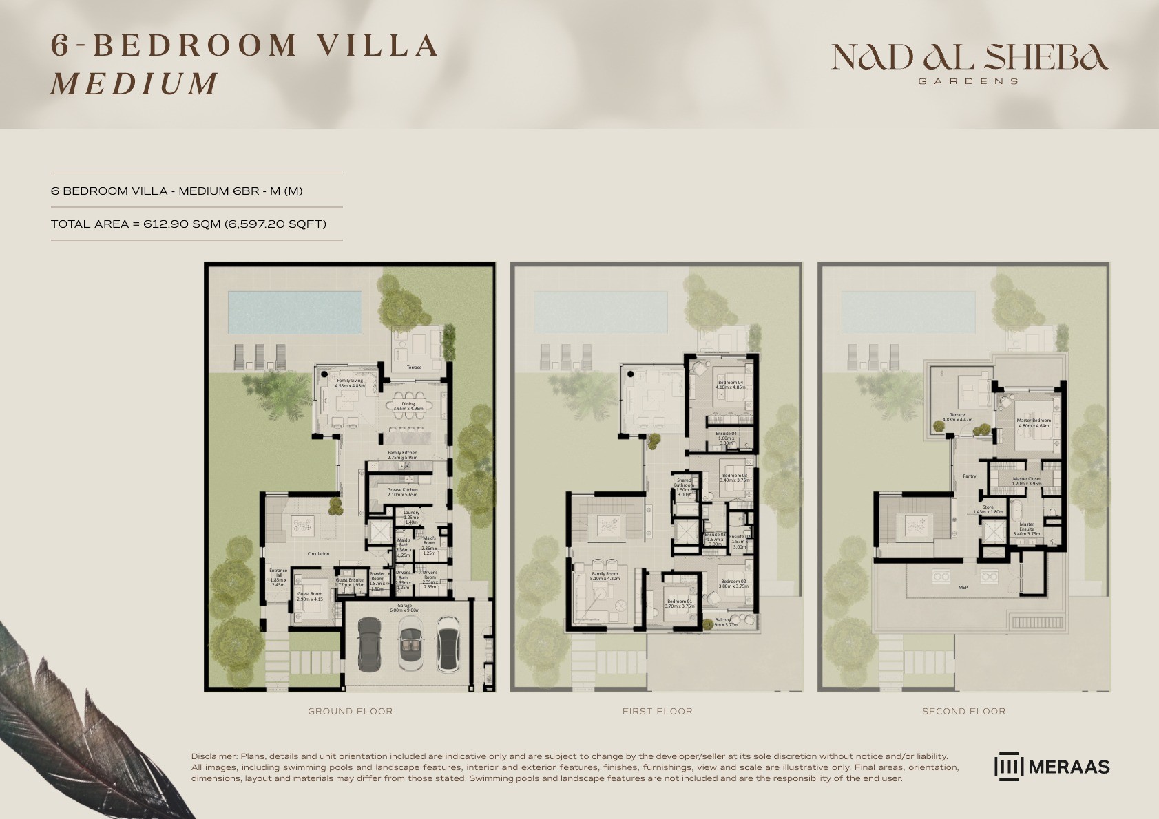6BR - Villa - Medium - M (M) floor plan