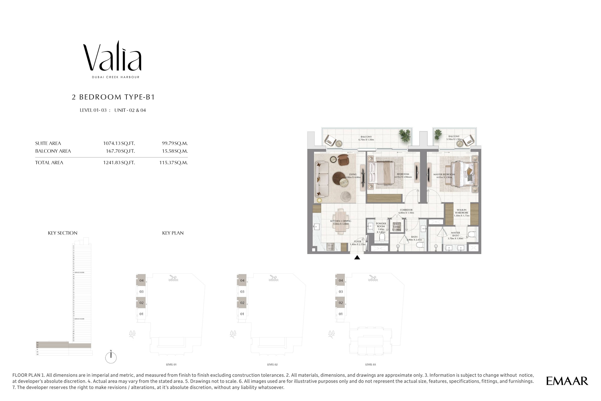 2 Bed floor plan