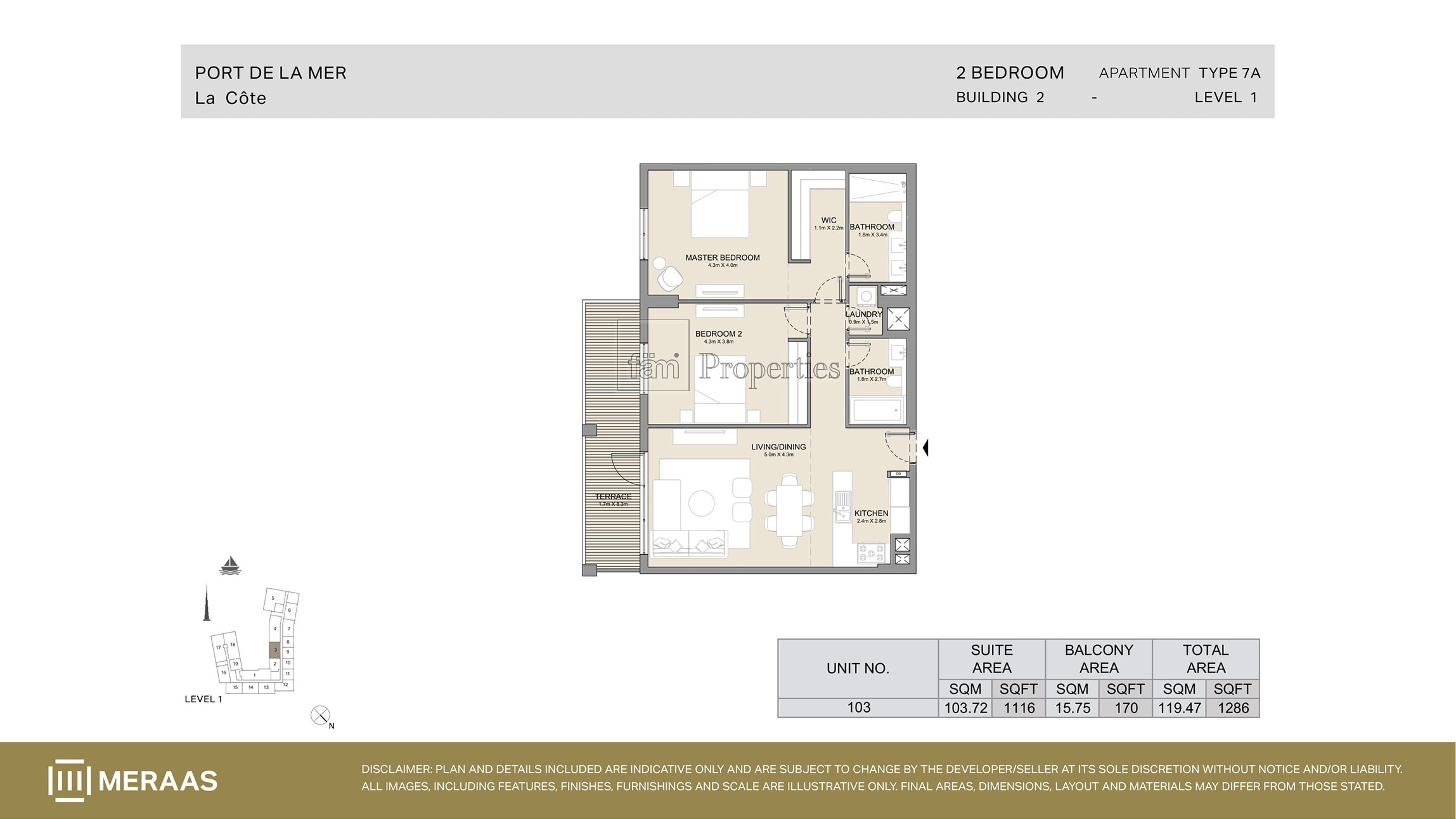 Type 7A floor plan