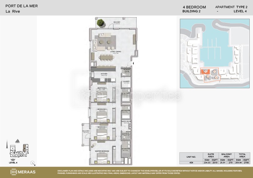Type 2 floor plan