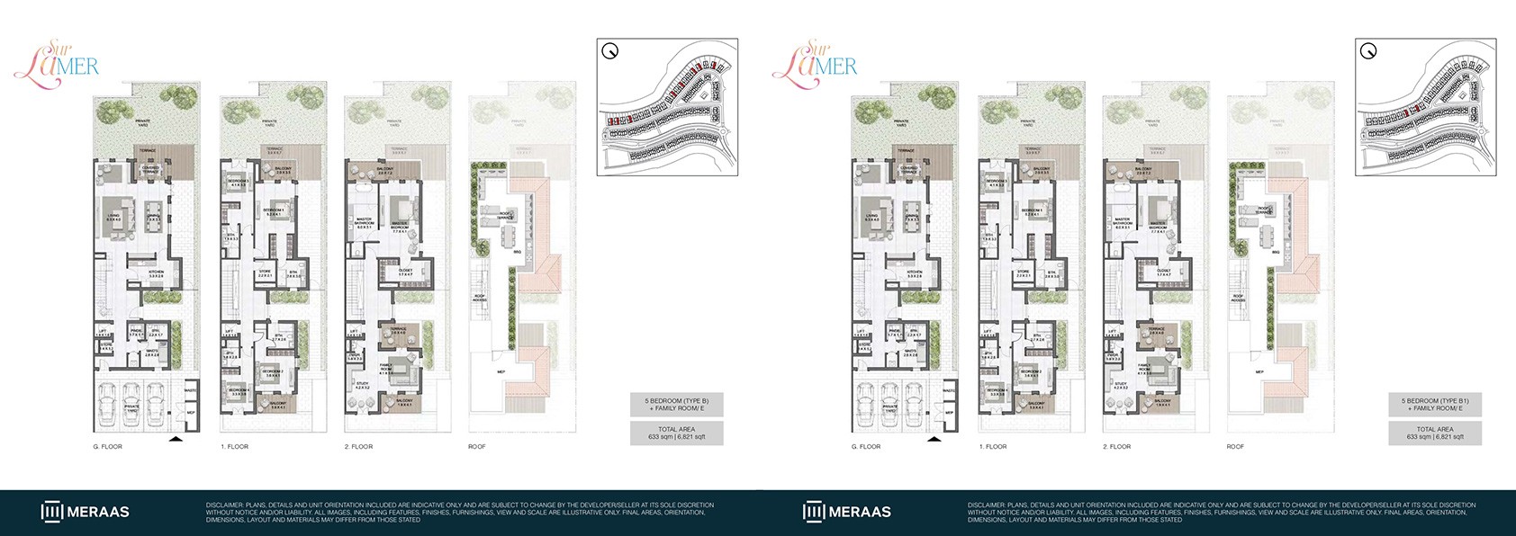 5 Bedroom Type B floor plan