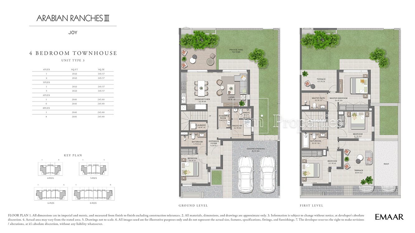 4 Bedroom floor plan