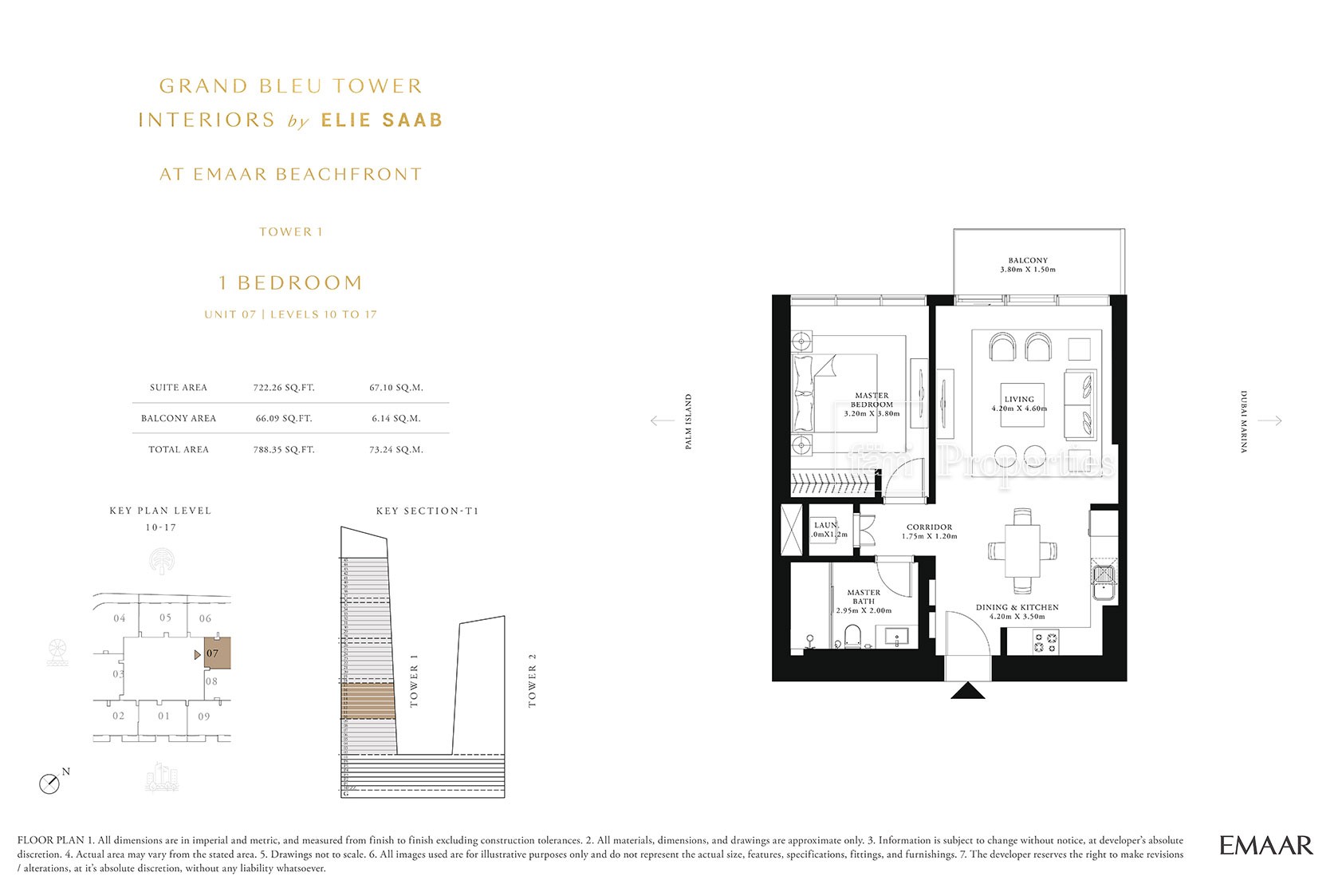 1 Bedroom floor plan
