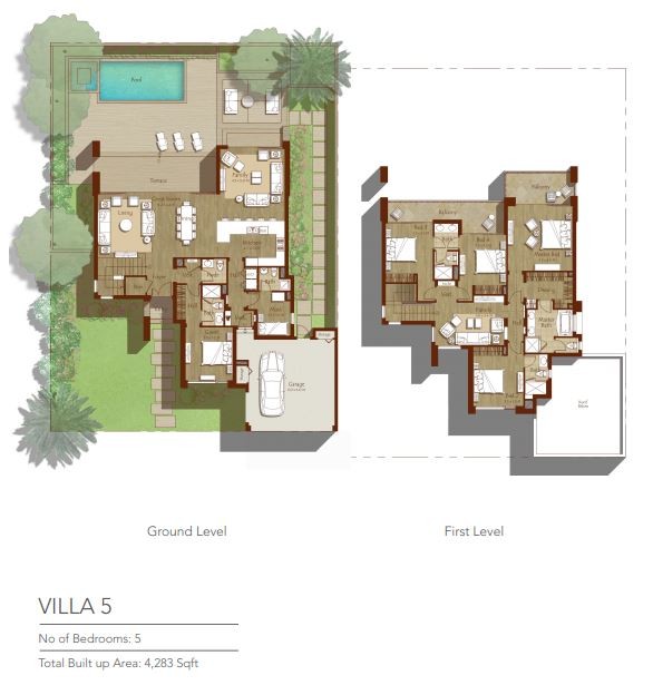 Villa 5 floor plan