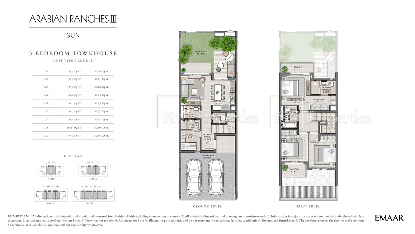 3 Bedroom Type 2 floor plan
