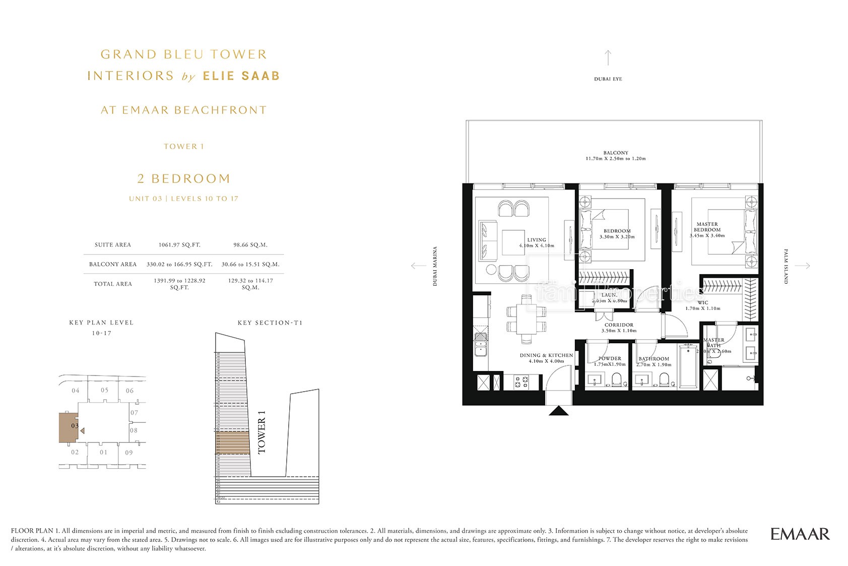 2 Bedroom floor plan
