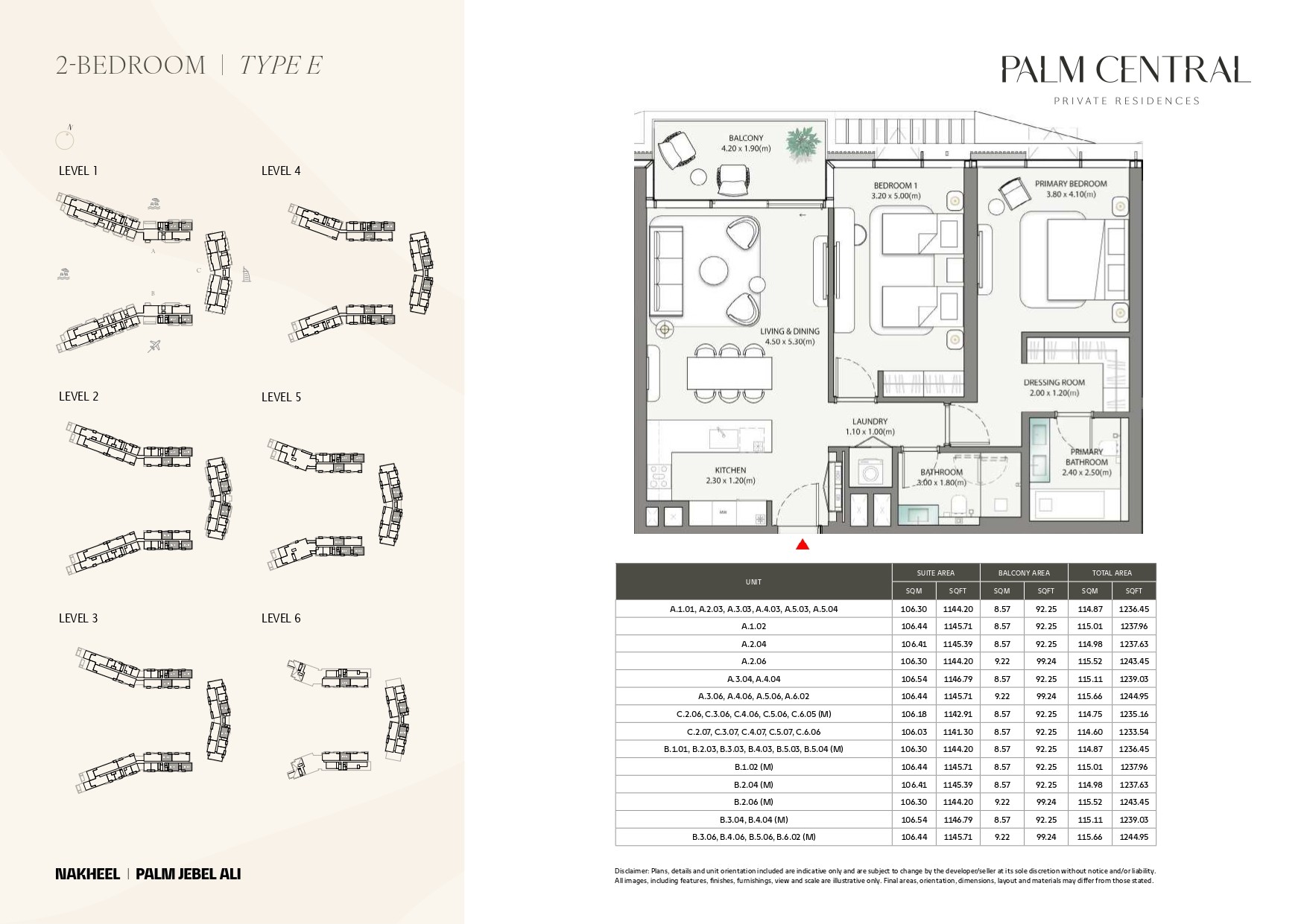 2 Bed floor plan