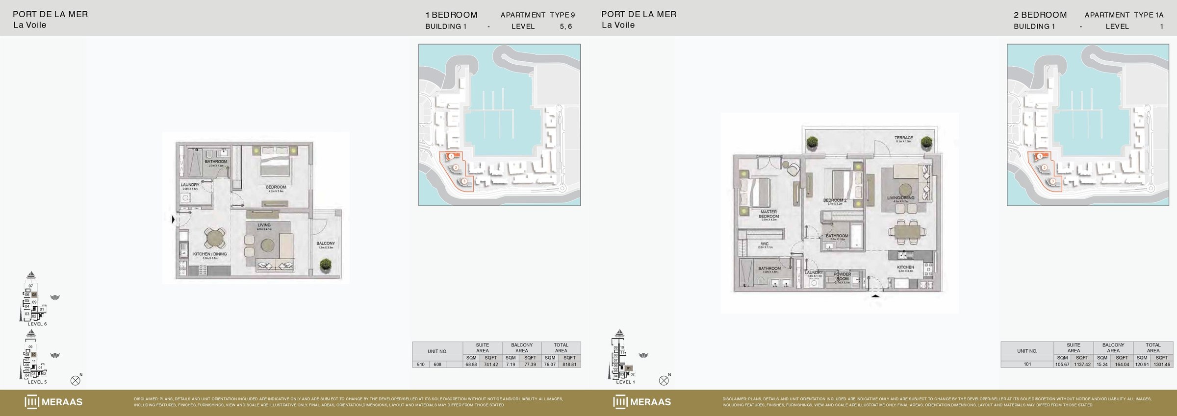 1 Bedroom floor plan