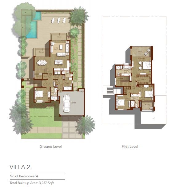 Villa 2 floor plan