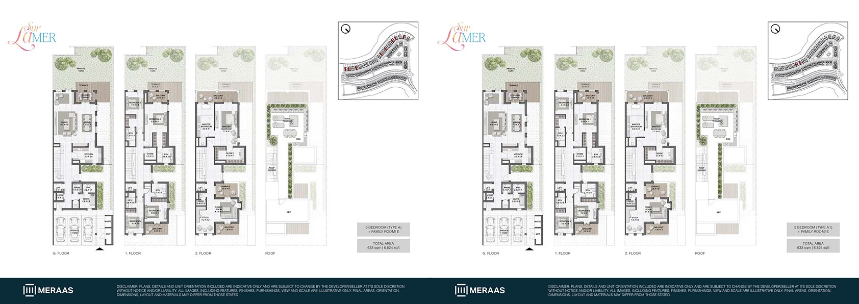 5 Bedroom Type D floor plan