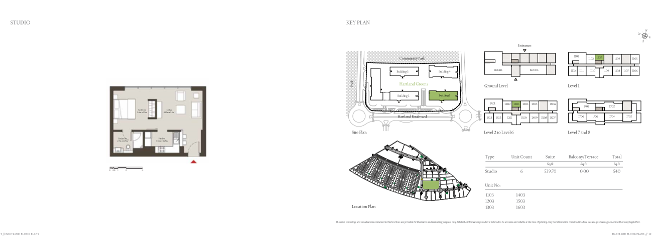 Studio floor plan