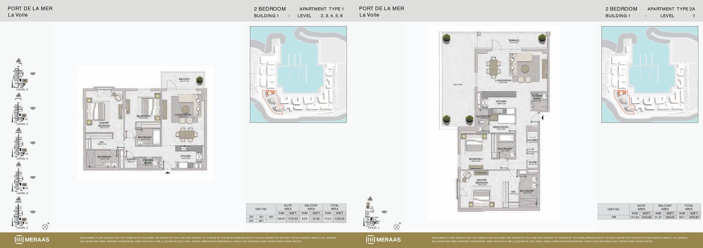 2 Bedroom floor plan