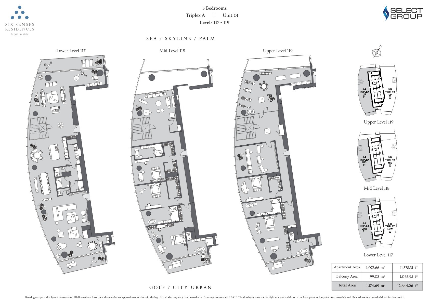 5BR - Triplex A - Unit 1 floor plan