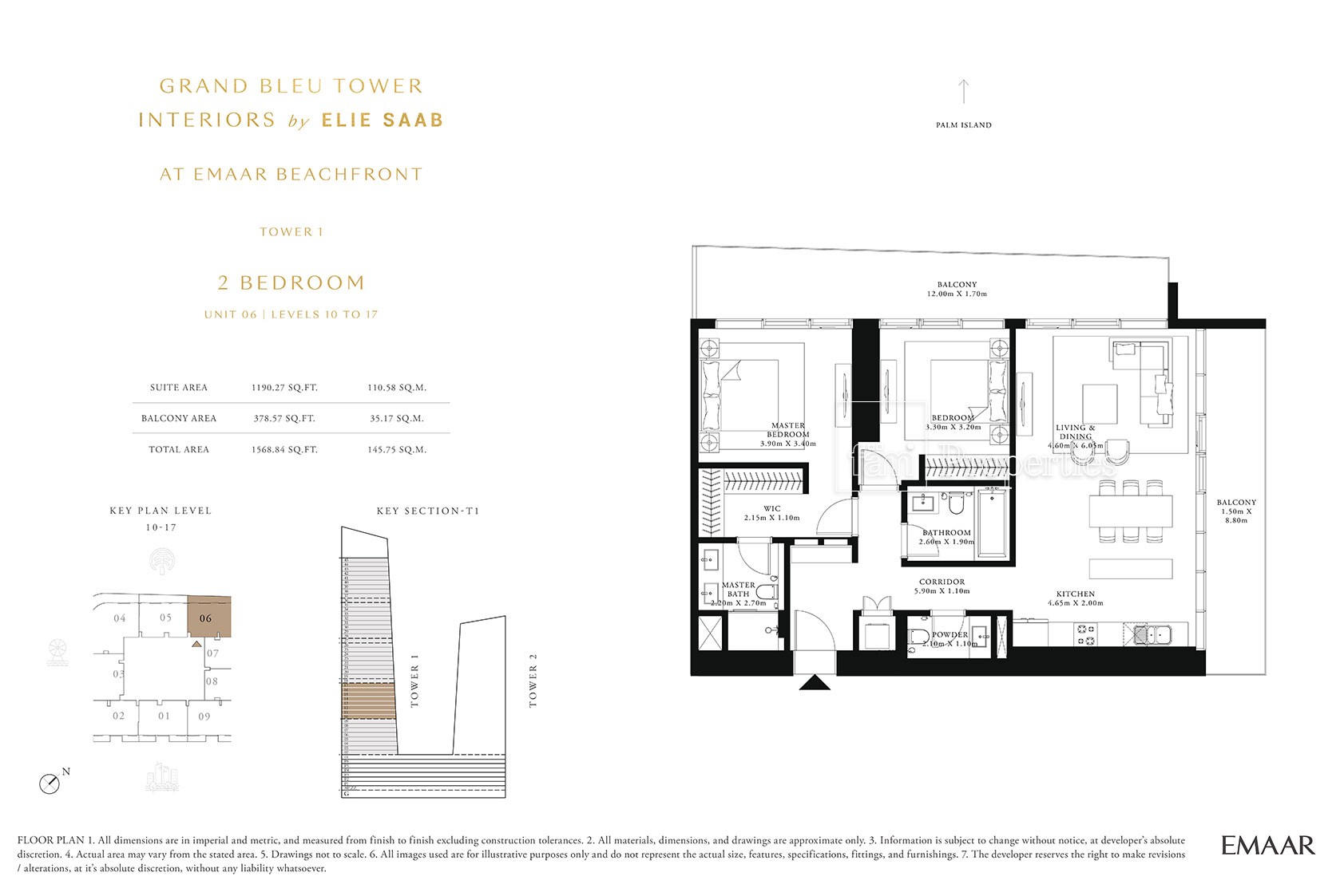 2 Bedroom floor plan