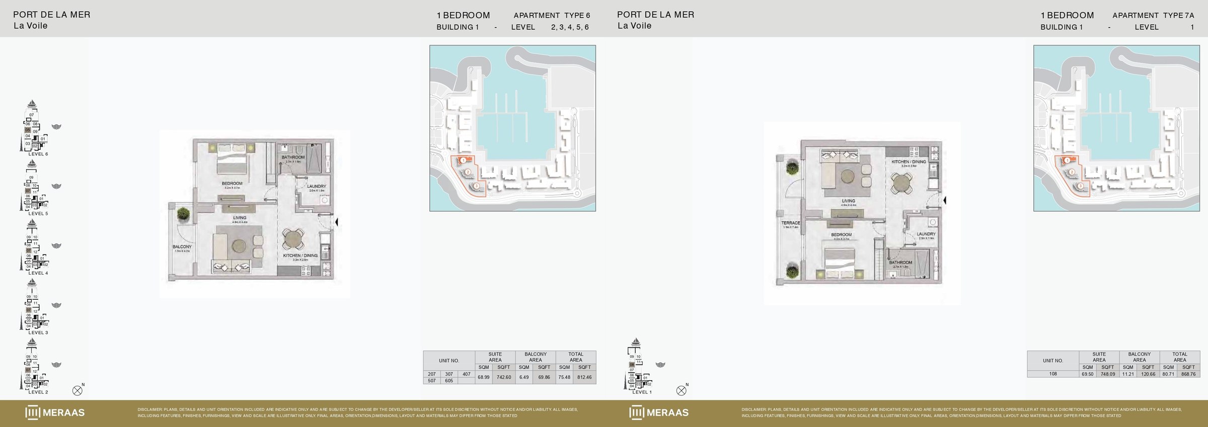 1 Bedroom floor plan