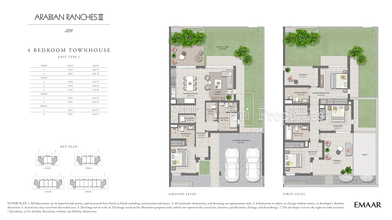 4 Bedroom floor plan