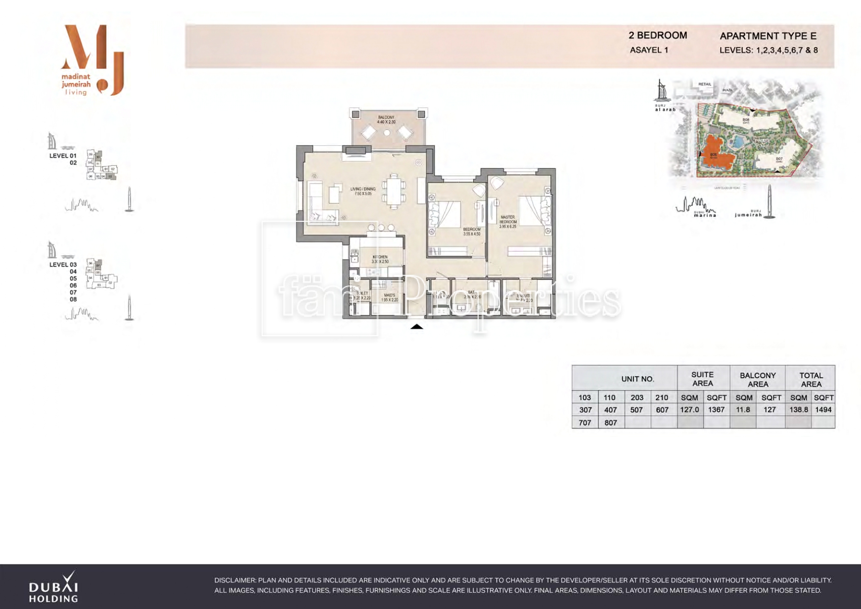 2 Bedroom floor plan