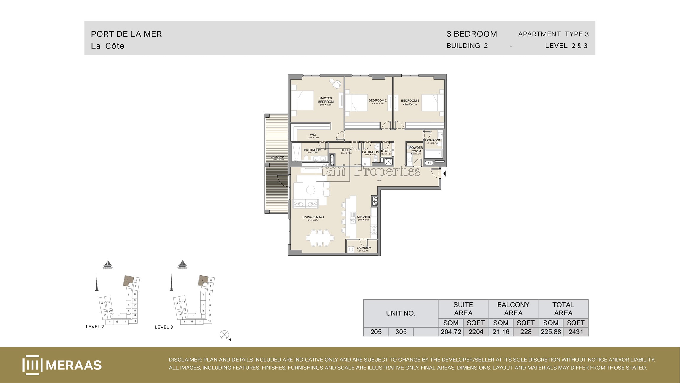 Type 3 floor plan