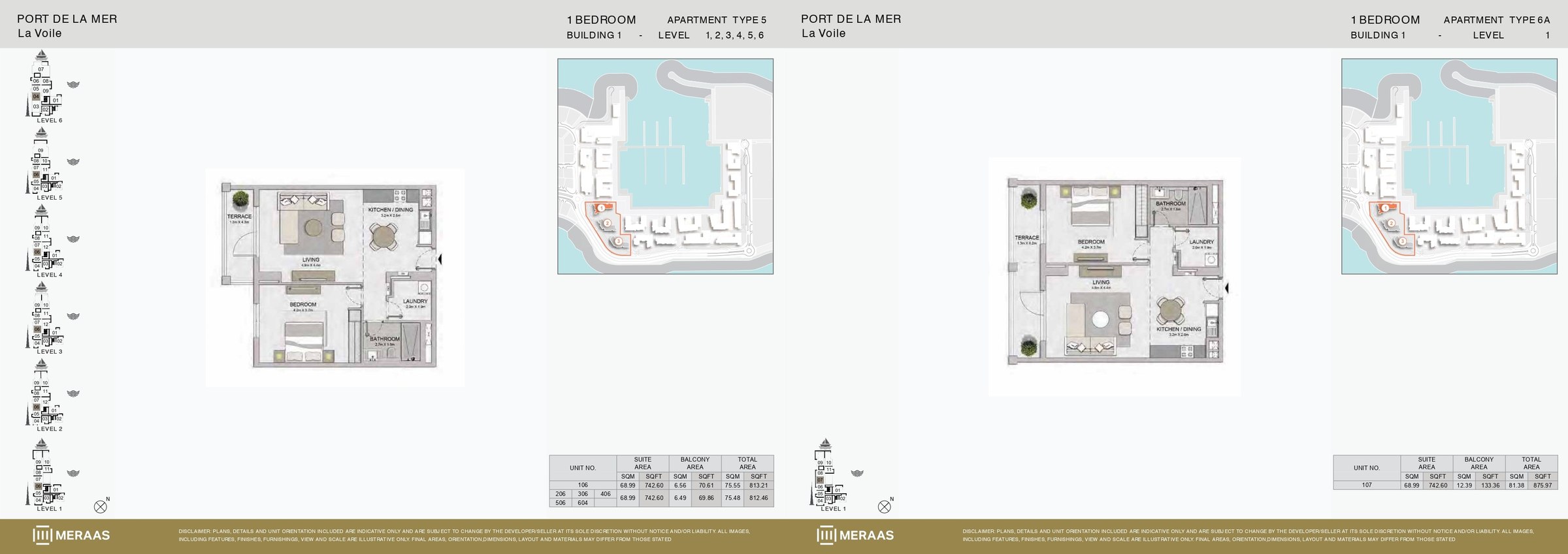 1 Bedroom floor plan