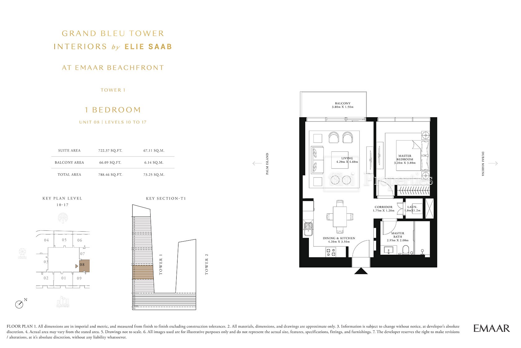 1 Bedroom floor plan
