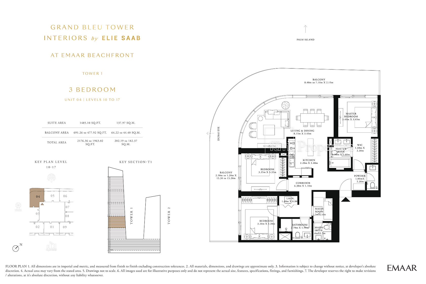 3 Bedroom floor plan