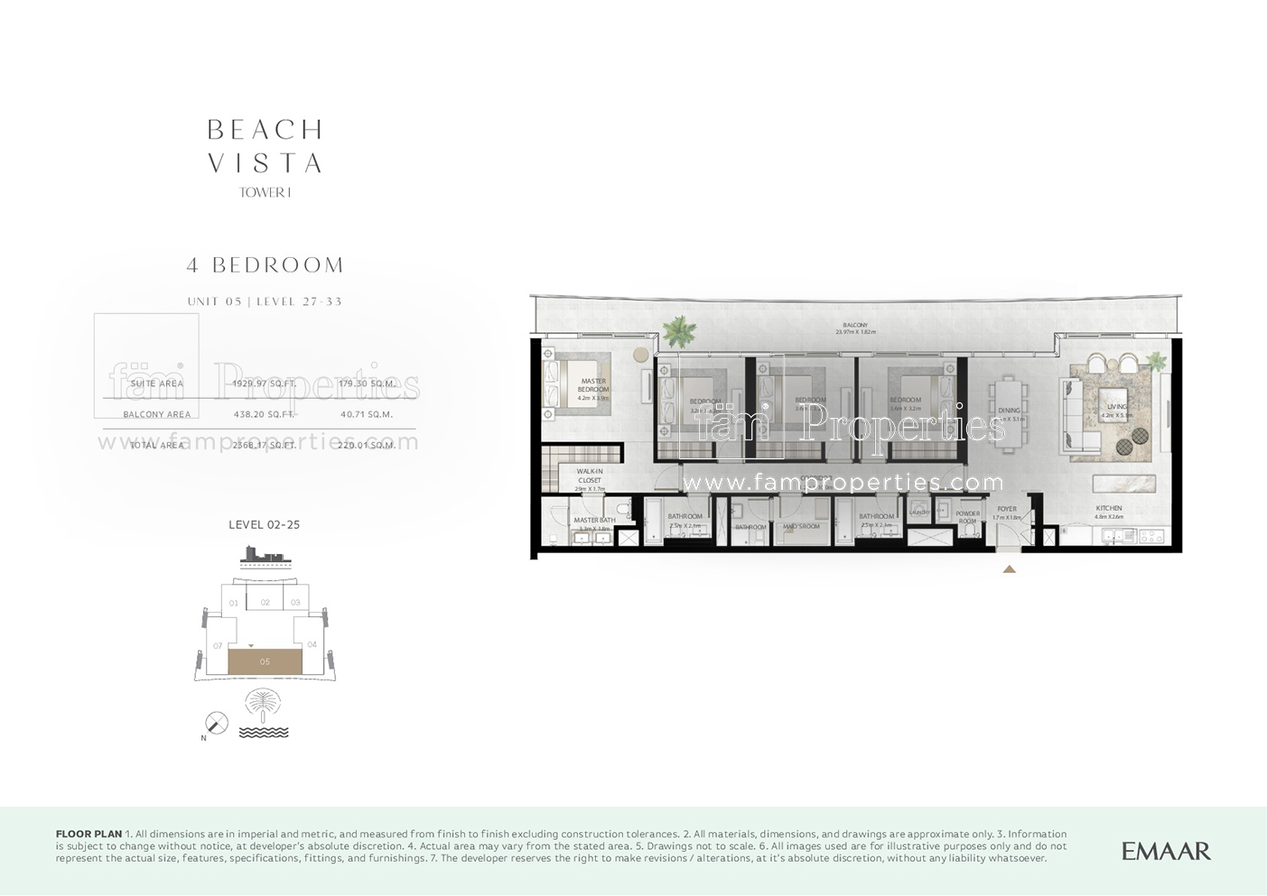 4 Bedroom floor plan