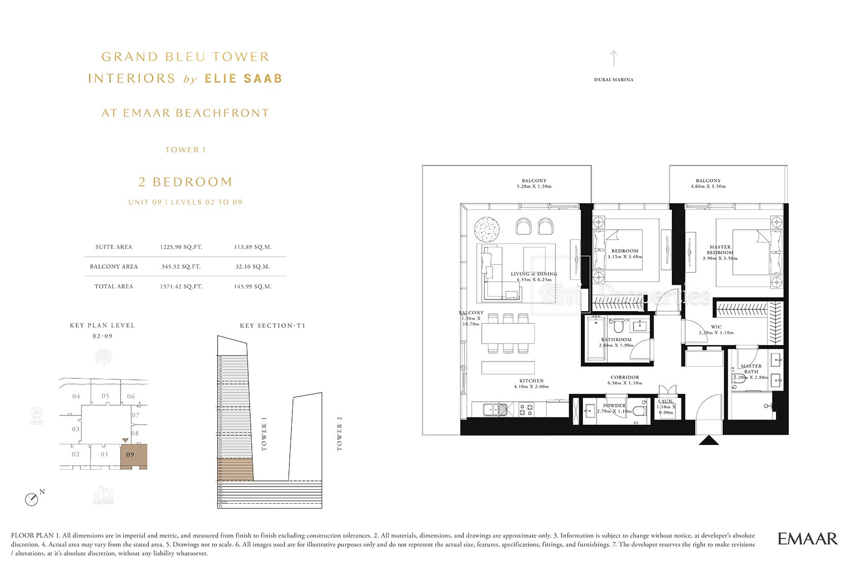 2 Bedroom floor plan