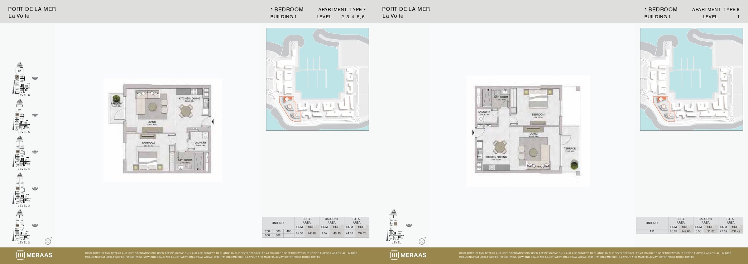 1 Bedroom floor plan