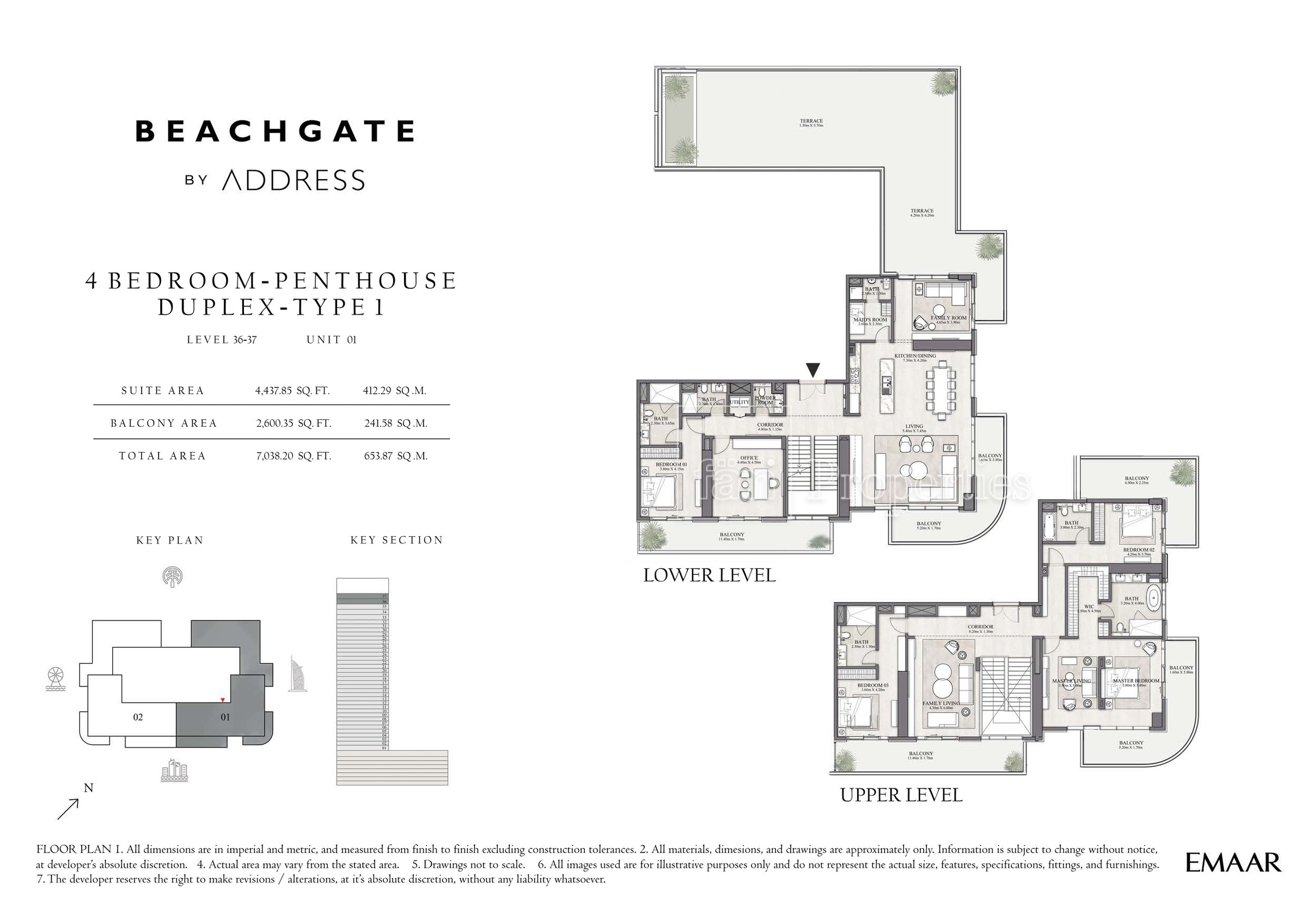 4 Bedroom floor plan