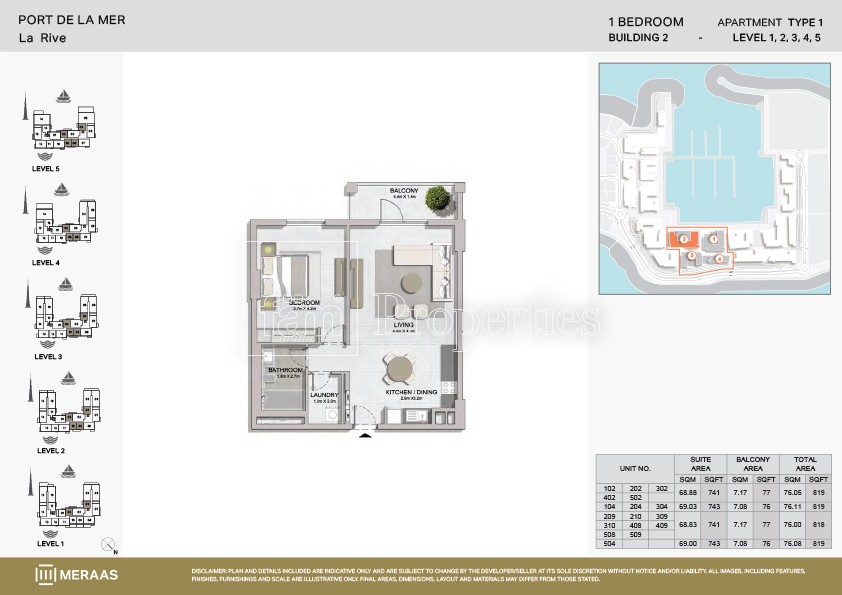 Type 1 floor plan